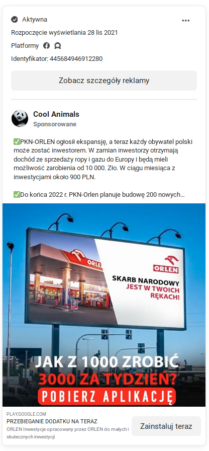 Faszywe inwestycje 1