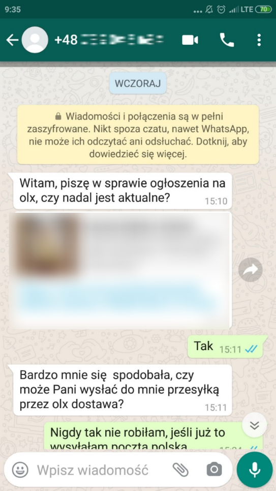 Oszustwa na kupujcego 1