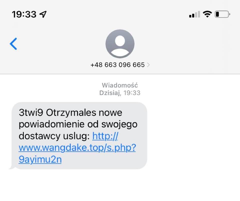 Oszustwa sms 3